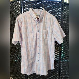 NWOT, Nick Graham, short sleeve button down shirt